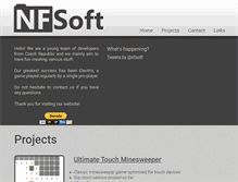Tablet Screenshot of nf-soft.cz